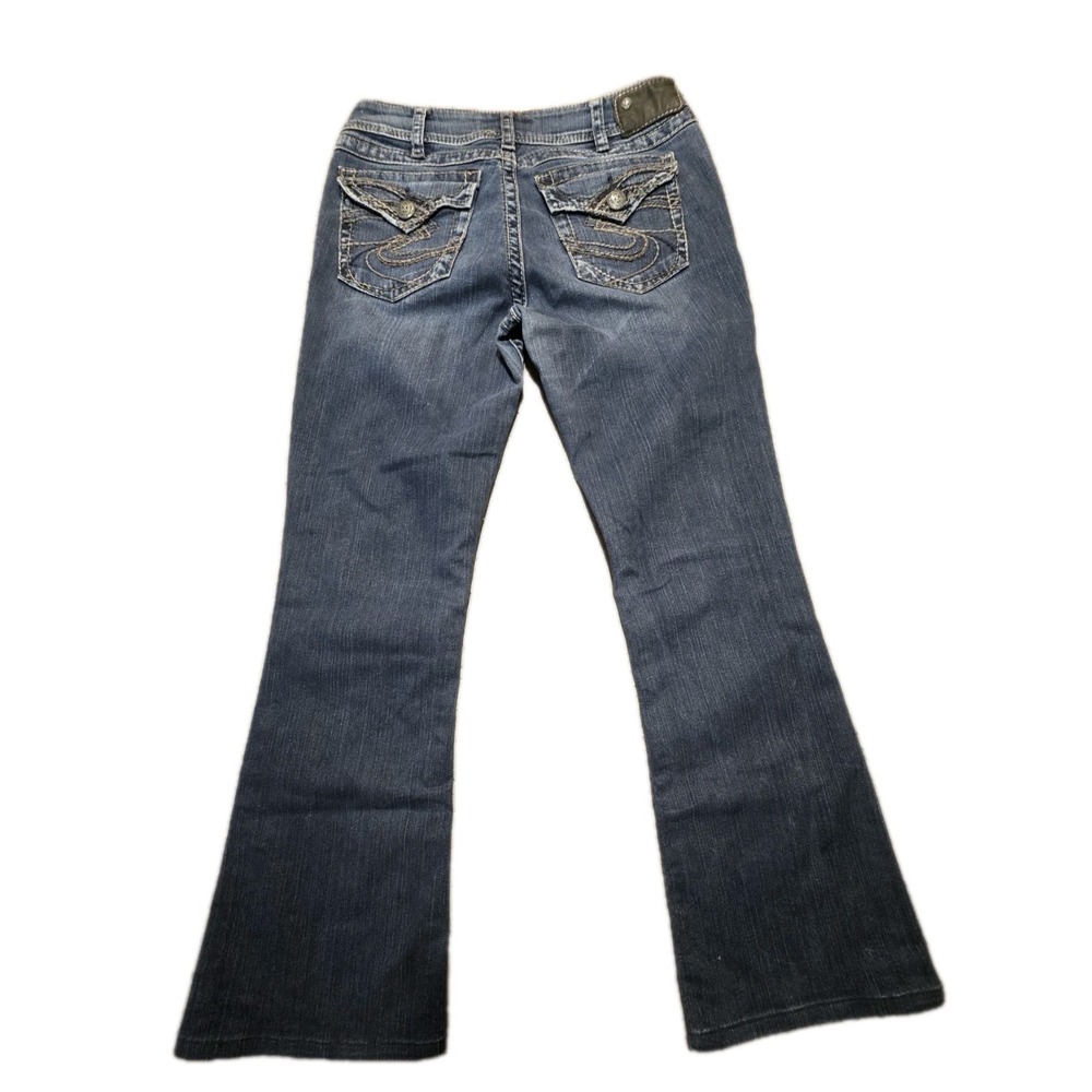 Silver Jeans SUKI Boot Cut Women's 30×28.5 Stretch Hemed See Description
